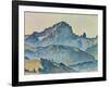 Le Grand Muveran (Berner Alpen), 1912-Ferdinand Hodler-Framed Giclee Print