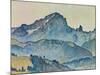 Le Grand Muveran (Berner Alpen), 1912-Ferdinand Hodler-Mounted Giclee Print