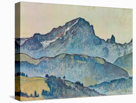 Le Grand Muveran (Berner Alpen), 1912-Ferdinand Hodler-Stretched Canvas