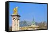 Le Grand Palais II-Cora Niele-Framed Stretched Canvas