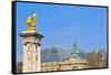 Le Grand Palais II-Cora Niele-Framed Stretched Canvas