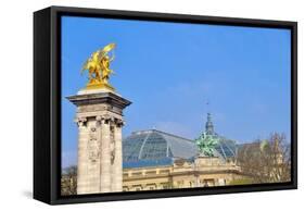 Le Grand Palais II-Cora Niele-Framed Stretched Canvas