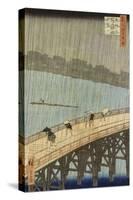 Le grand pont : averse soudaine à Ataké-Ando Hiroshige-Stretched Canvas