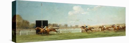 Le Grand Prix de Paris at Longchamp, 1933-Eugene Pechaubes-Stretched Canvas