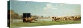 Le Grand Prix de Paris at Longchamp, 1933-Eugene Pechaubes-Stretched Canvas