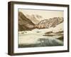 Le Grand Saint-Bernard, le lac et les hospices : paysage de montagne-null-Framed Giclee Print