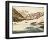 Le Grand Saint-Bernard, le lac et les hospices : paysage de montagne-null-Framed Giclee Print