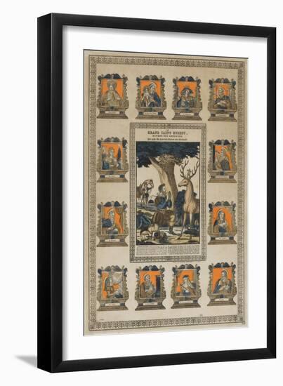 Le grand saint Hubert, patron des Ardennes-null-Framed Giclee Print