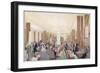 Le Grand Salon of the Luxurious French Liner Ss Normandie-null-Framed Art Print