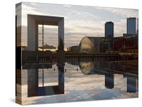 Le Grande Arche in La Defense, the Main Business District in Paris, France-Carlos Sanchez Pereyra-Stretched Canvas