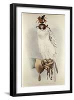 Le Groenlandais, Faucon Blanc Mue, Traite de Fauconnerie Schlegel and Verster de Wulverhorst-Mattias Wolf-Framed Giclee Print