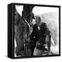 LE GUEPARD, 1963 par LUCHINO VISCONTI with Burt Lancaster (b/w photo)-null-Framed Stretched Canvas