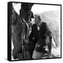 LE GUEPARD, 1963 par LUCHINO VISCONTI with Burt Lancaster (b/w photo)-null-Framed Stretched Canvas