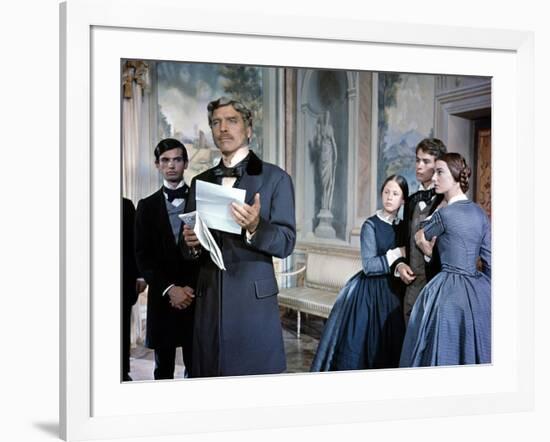 LE GUEPARD, 1963 par LUCHINO VISCONTI with Burt Lancaster, Ottavia Piccolo and Pierre Clementi (pho-null-Framed Photo