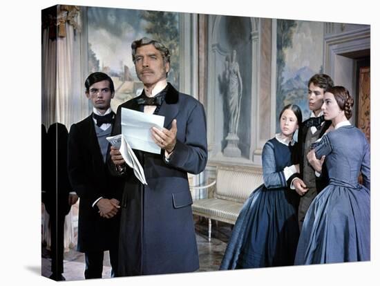 LE GUEPARD, 1963 par LUCHINO VISCONTI with Burt Lancaster, Ottavia Piccolo and Pierre Clementi (pho-null-Stretched Canvas