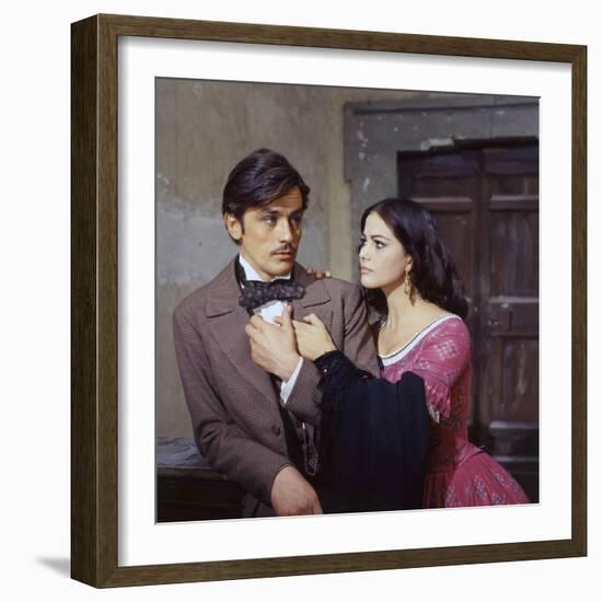 Le Guepard The Leopard by Luchino Visconti with Alain Delon and Claudia Cardinale, 1963 (Palmed'or,-null-Framed Photo