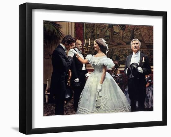 Le Guepard The Leopard by Luchino Visconti with Alain Delon, Claudia Cardinale and Burt Lancaster, -null-Framed Photo