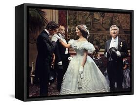 Le Guepard The Leopard by Luchino Visconti with Alain Delon, Claudia Cardinale and Burt Lancaster, -null-Framed Stretched Canvas