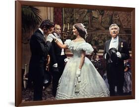 Le Guepard The Leopard by Luchino Visconti with Alain Delon, Claudia Cardinale and Burt Lancaster, -null-Framed Photo
