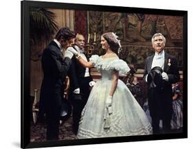 Le Guepard The Leopard by Luchino Visconti with Alain Delon, Claudia Cardinale and Burt Lancaster, -null-Framed Photo