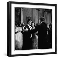 Le Guepard The Leopard by Luchino Visconti with Alain Delon, Claudia Cardinale and Burt Lancaster,-null-Framed Photo