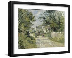 Le hameau de Valhermé (1880)-Victor Vignon-Framed Giclee Print