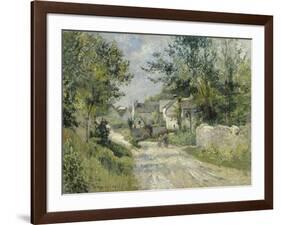 Le hameau de Valhermé (1880)-Victor Vignon-Framed Giclee Print