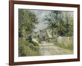 Le hameau de Valhermé (1880)-Victor Vignon-Framed Giclee Print