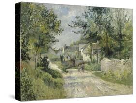 Le hameau de Valhermé (1880)-Victor Vignon-Stretched Canvas