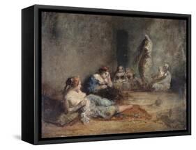 Le harem-Félix Ziem-Framed Stretched Canvas