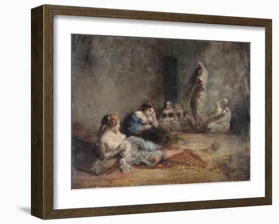 Le harem-Félix Ziem-Framed Giclee Print