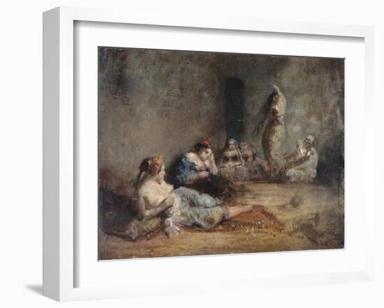 Le harem-Félix Ziem-Framed Giclee Print