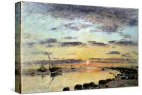 Le Havre, 1889-Eugène Boudin-Stretched Canvas