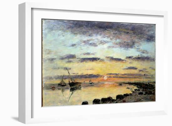 Le Havre, 1889-Eugène Boudin-Framed Giclee Print