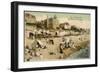 Le Havre Beach-null-Framed Photographic Print