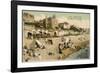 Le Havre Beach-null-Framed Photographic Print