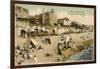 Le Havre Beach-null-Framed Photographic Print