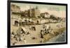 Le Havre Beach-null-Framed Photographic Print