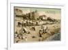 Le Havre Beach-null-Framed Photographic Print