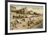 Le Havre Beach-null-Framed Photographic Print