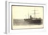 Le Havre, Blick Auf Ein Dampfschiff Im Offenen Meer-null-Framed Giclee Print