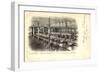 Le Havre, Dampfer Der Cgt, French Line, Salon-null-Framed Giclee Print