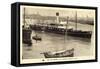 Le Havre, Dampfschiff Le Trouville Sortant Du Port-null-Framed Stretched Canvas