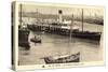 Le Havre, Dampfschiff Le Trouville Sortant Du Port-null-Stretched Canvas