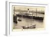 Le Havre, Dampfschiff Le Trouville Sortant Du Port-null-Framed Giclee Print