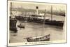 Le Havre, Dampfschiff Le Trouville Sortant Du Port-null-Mounted Giclee Print