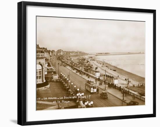 Le Havre, France - Boulevard Albert I-null-Framed Photographic Print