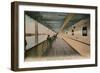 Le Havre - Interior of SS France, Ocean Liner Owned by Compagnie Generale Transatlantique.…-French Photographer-Framed Giclee Print