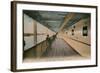 Le Havre - Interior of SS France, Ocean Liner Owned by Compagnie Generale Transatlantique.…-French Photographer-Framed Giclee Print