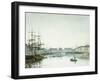 Le Havre, Le Bassin du Commerce-Eugène Boudin-Framed Giclee Print